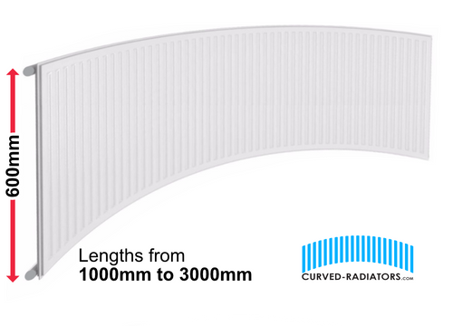 Curved Radiators UK | Bespoke Bay Window Radiators Made to Measure